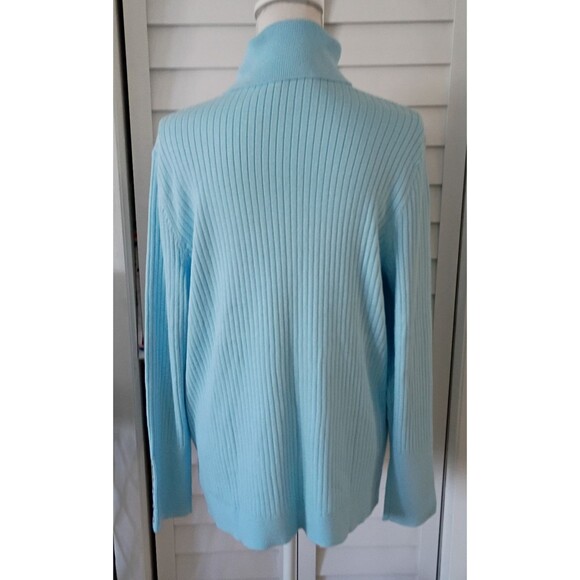 Talbots Button Cuff Ribbed Turtleneck Long Sleeves 2X NWOT - Picture 7 of 10